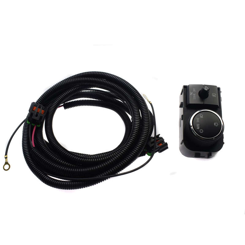 Headlight Lamp Switch & Wiring Harness For Chevy Silverado GMC Sierra 25858705