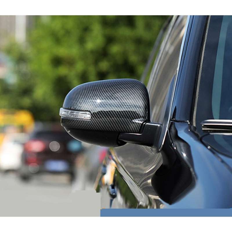 Side Rearview Mirror Cover Trim Fit For Mitsubishi Outlander Sport/ASX 2016-2019