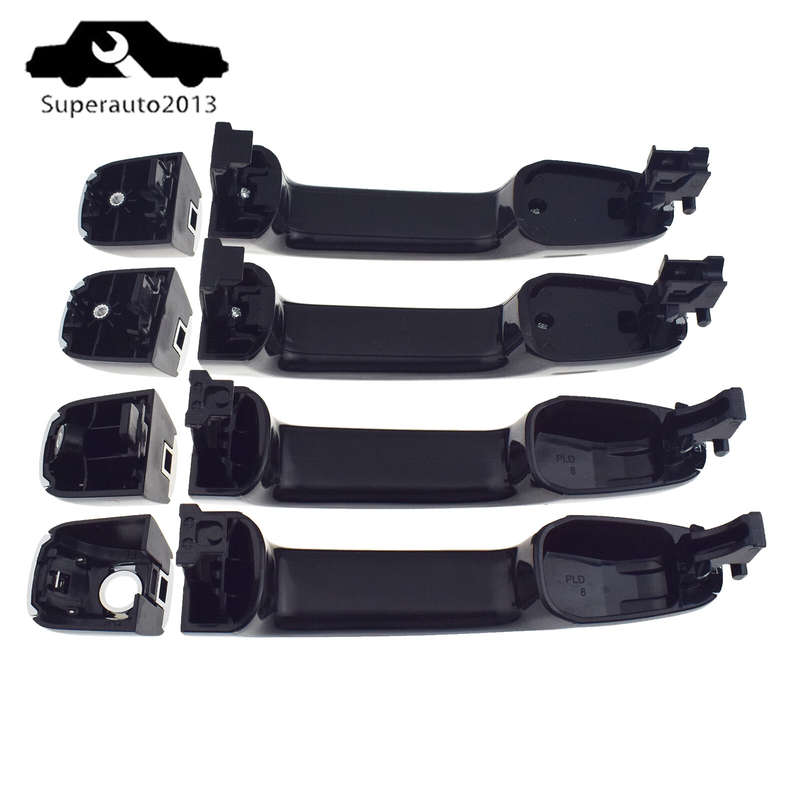 4X Front Rear LH RH Outside Door Handle For 2010-2016 Toyota 4Runner Lexus GX460