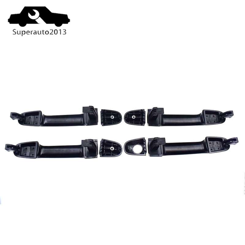 4PCS Front Rear Left Right Exterior Door Handles For Hyundai I20 2008-2015 New