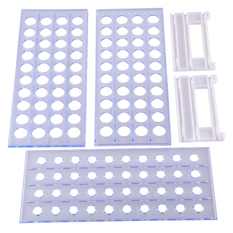 3 Layers Plastic Lab Test Tube Rack Holder Laboratory Pipe Stand for 13/16/18mm