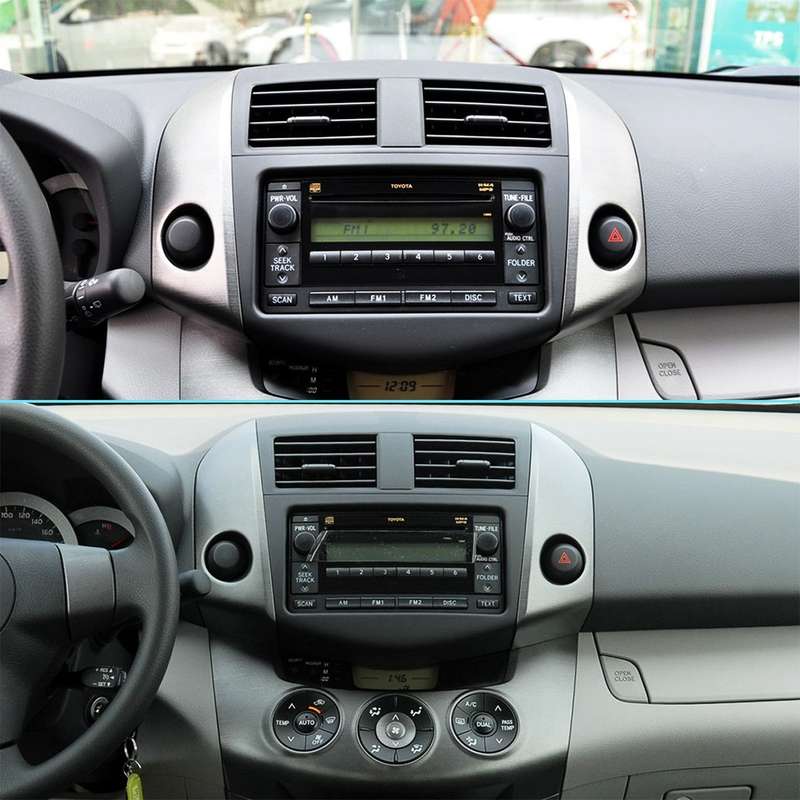 L & R Dash Side Instrument Finish Panel Trim Fit for Toyota RAV4 2006-2012