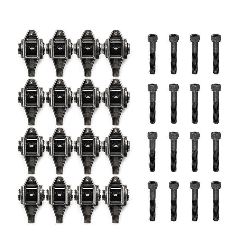 Rocker Arms W/ Upgraded Trunion Kit FIt For GM LS1 LS2 L64.8L 5.3L 5.7L 6.0L