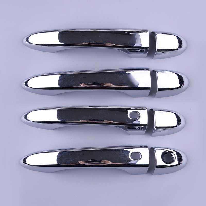 Chrome Exterior Door Handle Cover Trim Fit for Fiat 500X SUV 2016 to 2023