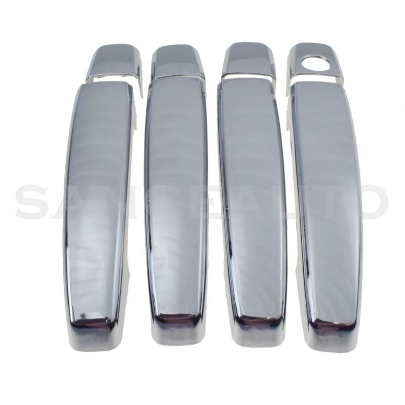 4Pcs Door Handle Cover for Chevy Malibu Cruze Camaro 2010-2014 Chrome Trim New