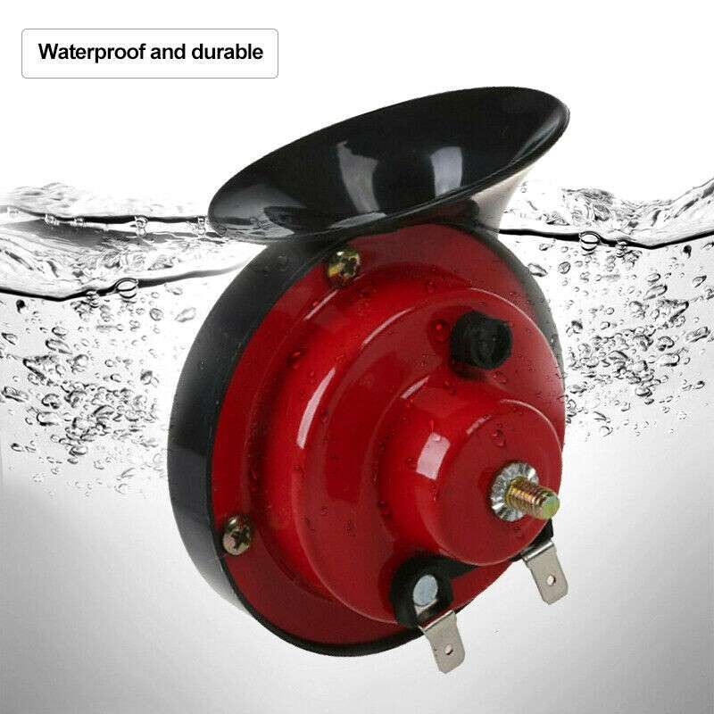 2Pcs 115DB 24V HIGH Sound Waterproof Air Horn Electric Snail Horn For Automobile