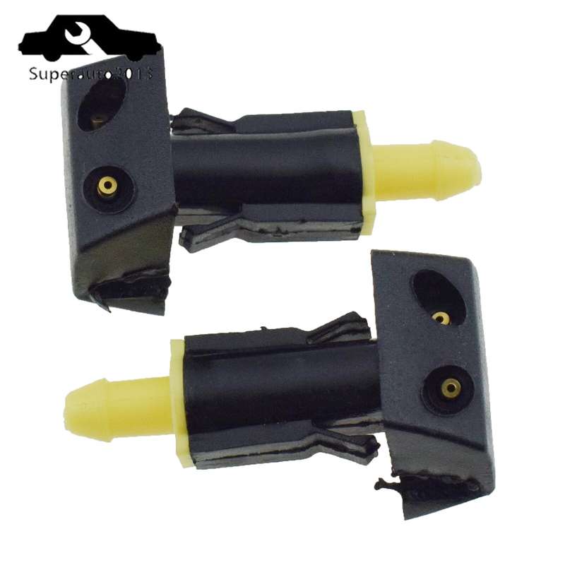 1 Pair Front Windshield Spray Nozzle Linetype Nozzle Fit For NISSAN Patrol Y62