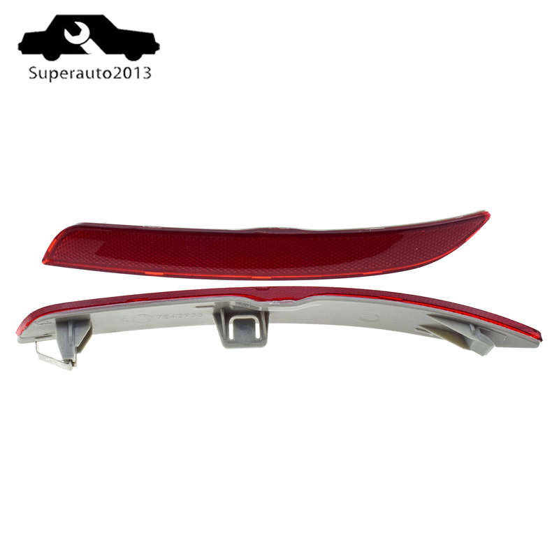 Pair Rear Bumper Red Reflector Right And Left For BMW 5 Series F10 M Sport