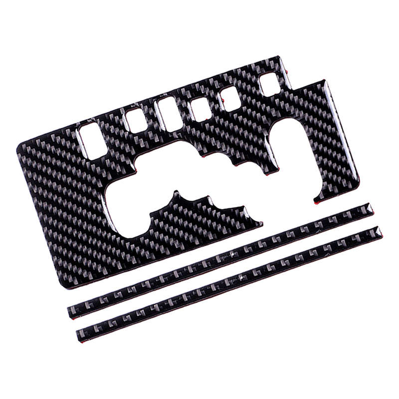 3pcs/set Carbon Fiber Gear Shift Panel Trim Fit for Toyota FJ Cruiser 2007-2020