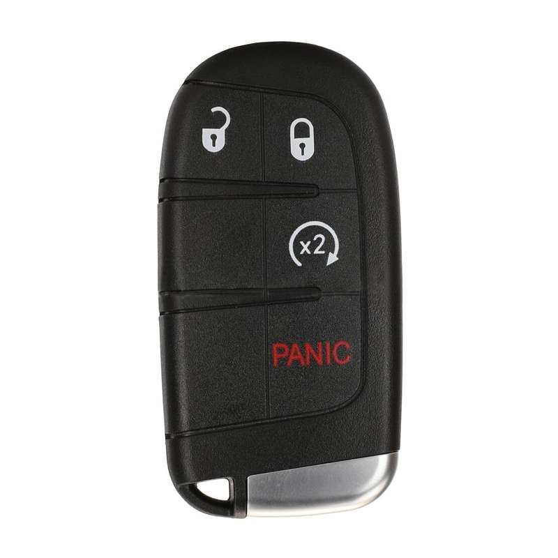 Remote 3+PANIC-Button Key Fob Shell Case Housing Fit for Jeep Chrysler Dodge