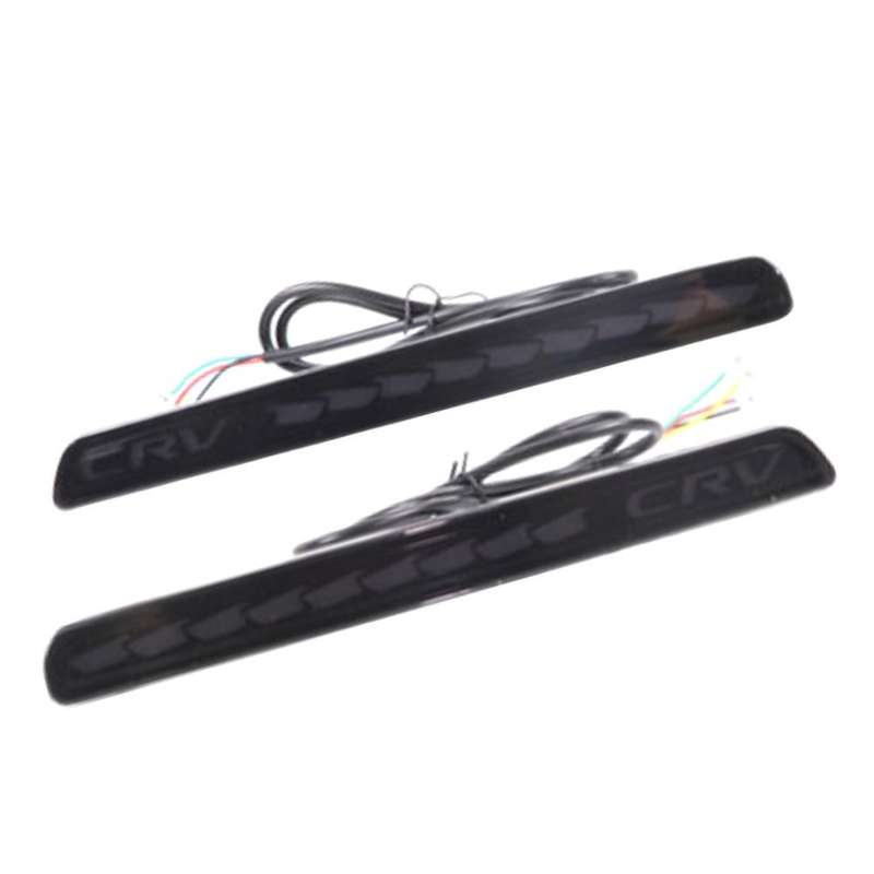 1pair LED Rear Bumper Reflector Fog Light Tail Lamp Fit for Honda CR-V 2023 2024