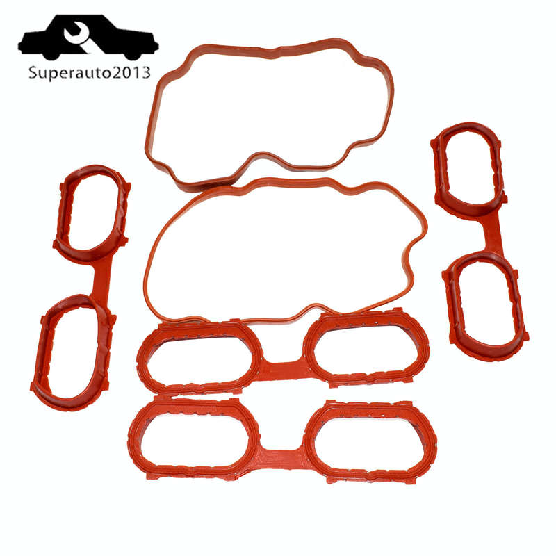 11611433328 6PCS Engine Intake Manifold Gaskets For BMW X5 Z8 740i 740iL 540i