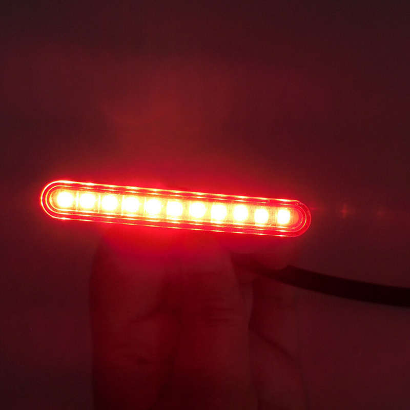 12V LED Motorcycle Dirt Bike Tail Light Mini Rear Running Stop Brake Bright Lamp