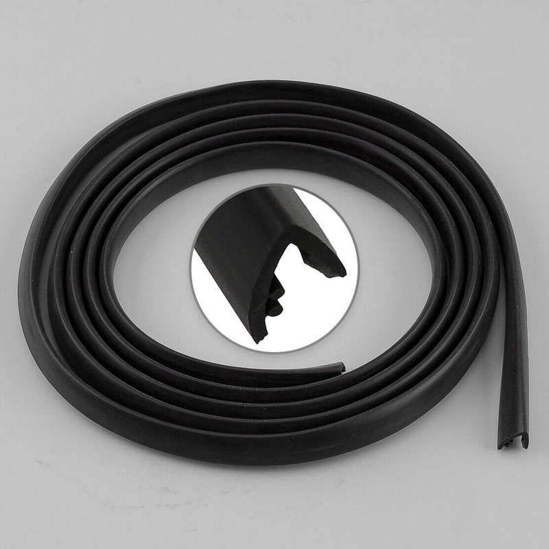 2M V-Shape Car Door Window Edge Moulding Trim Weatherstrip Seal Strip Rubber es