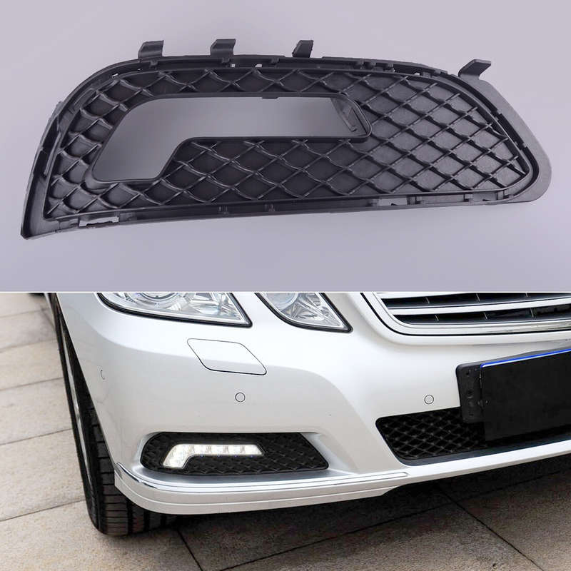 Right Black Fog Light Grille Trim Fit For Mercedes Benz E Class W212 2009-2013