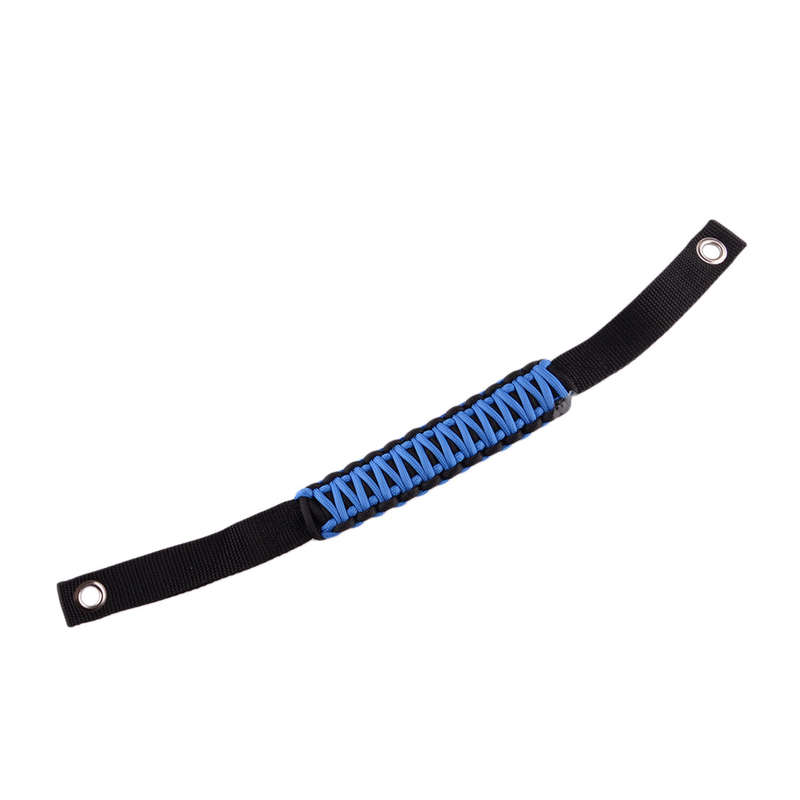 2pcs Blue Roll Bar Grab Handles Paracord Grip Handle Fit for Ford Bronco 2021 22