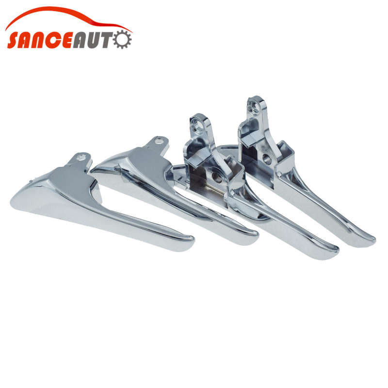 Left Right Interior Door Handles 4PCS Chrome For Mercedes S211 W211 W219 03-09