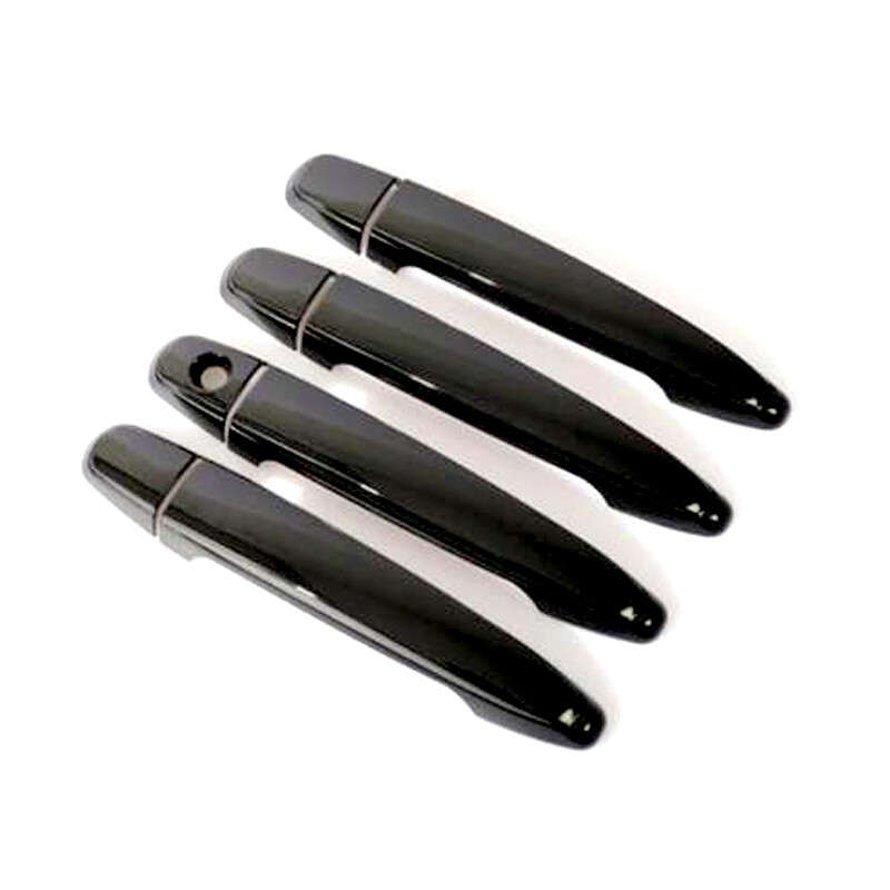 Side Door Handle Cover Trim Decor Fit for Lexus GX470 SUV 2003-2009 Glossy Black