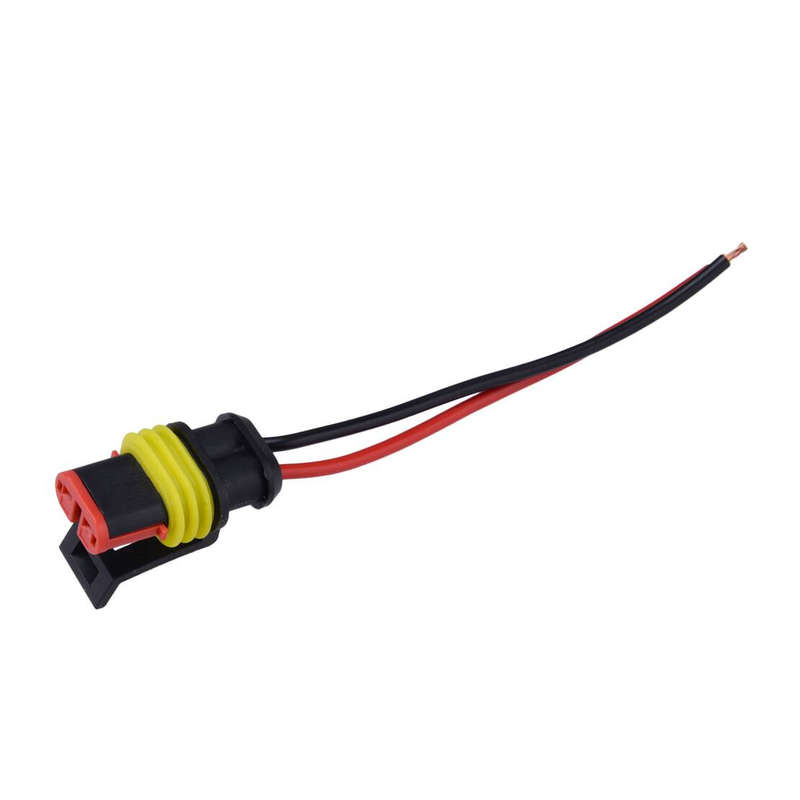 2pcs Waterproof 2-pin Electrical Wire Connector Plug Cable Boat Car truck New