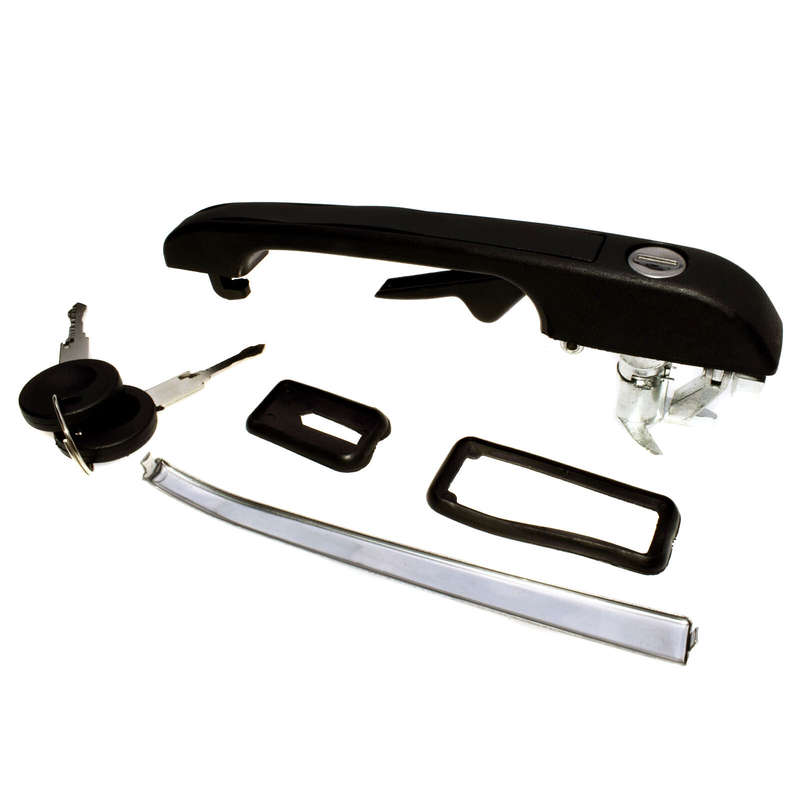 Front Left Door Handle Outside Exterior W/ Keys 191837205A For VW Golf Jetta New