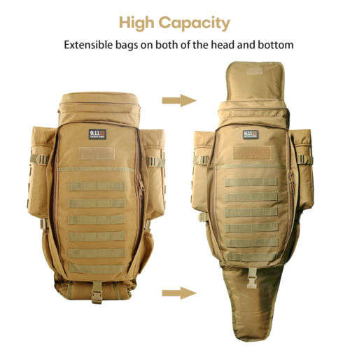 70L Military Outdoor Sports Hiking Camping Hunting Travel Tactical Rifle Backpack