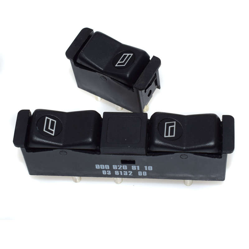 2PCS Front Right & W/Rear Power Window Switches For Mercedes-Benz 190E 190D New
