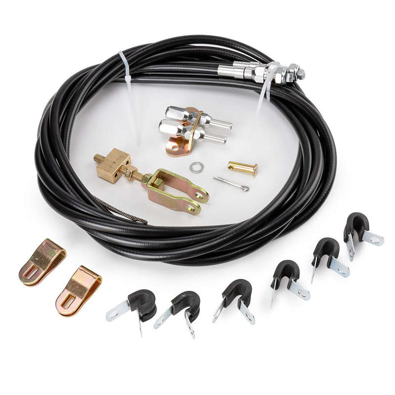 Emergency Brake Cable Kit Fit Floor Mount Parking Disc Drum For Wilwood 330-9371
