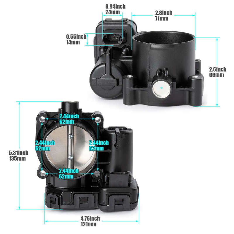 Throttle Body For DODGE DAKOTA 2007-2010 DURANGO 07-09 NITRO 2007-2012 4861661AB
