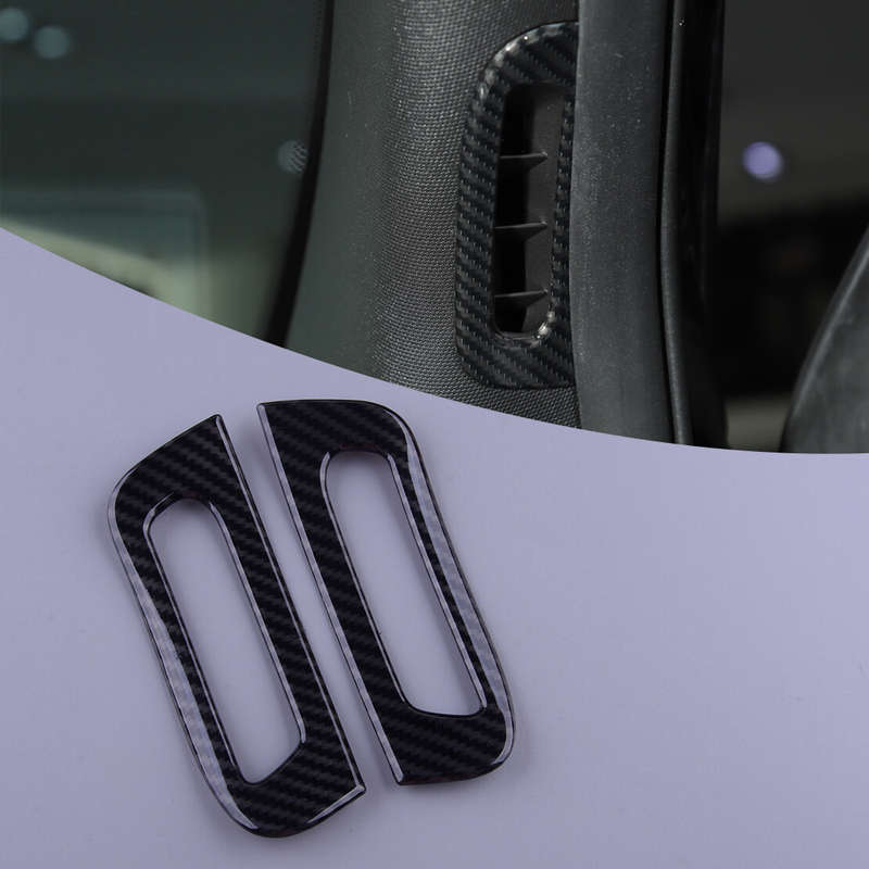 A Pillar Door Air Vent Outlet Trim Cover Bezel Fit for Dodge Durango 11-2021 ABS