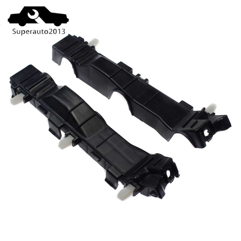 Pair Front Left & Right Bumper Brackets Retainer For 2012-17 Kia Rio 1.6L I4 New
