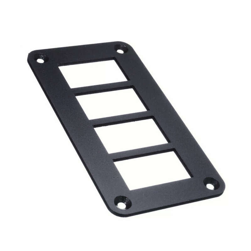 4 Gang Rocker Switch Frame Bracket Mount Holder Housing Panel for Car Boat RV