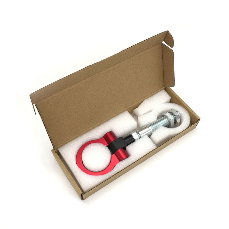 Red Folding Ring Racing Heavy Duty Tow Hook For Hyundai Veloster 2012-2017
