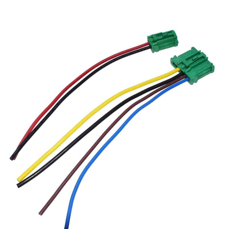 NEW 2PCS Blower Motor Heater Fan Resistor Connector/Wire For Nissan Tiida Livina
