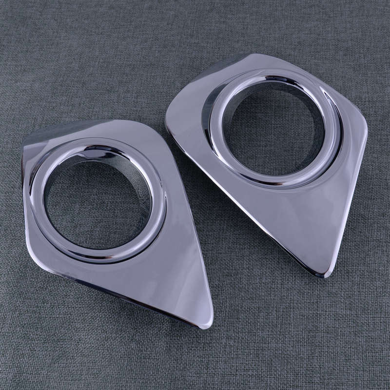 1Pair Chrome Fog Light Cover Trim Molding Fit for Dodge Journey ABS