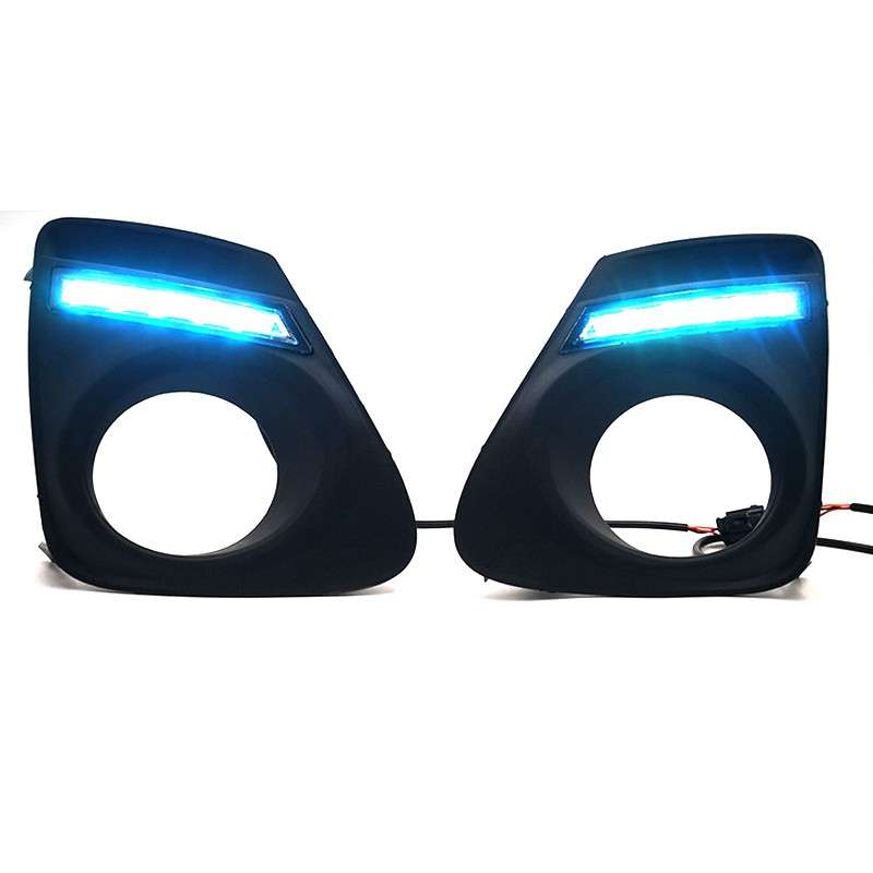 2pcs LED Daytime Running Light DRL Fog Lamp Signal Fit For Toyota Corolla Altis