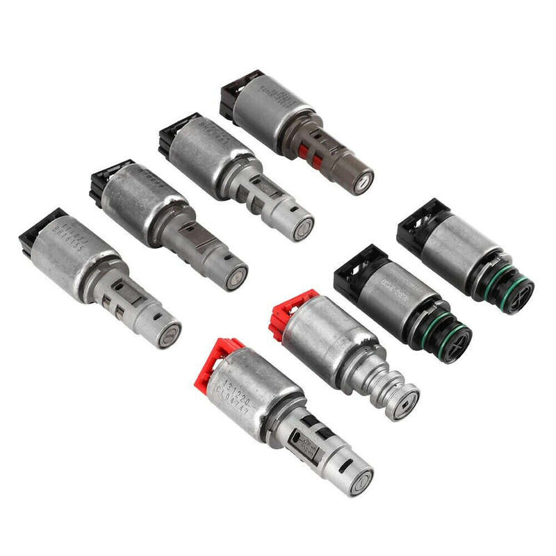 8Pcs A6MF1/2 A6LF1/2/3 Transmission Solenoids Kit For Hyundai Kia Chevrolet