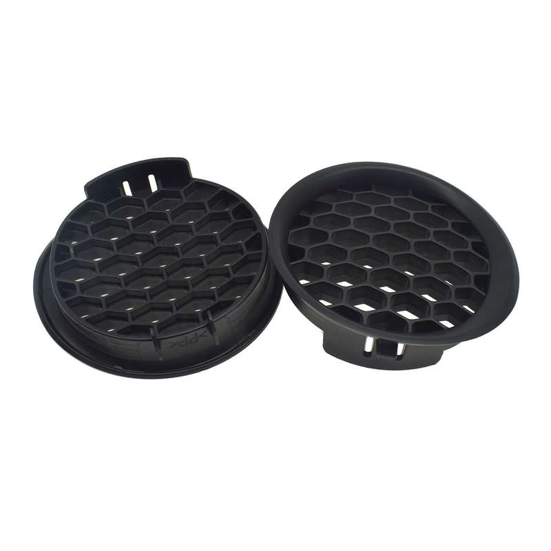 Pair For Subaru Impreza 2008-2014 Black Front Bumper Fog Light Cover Grilles