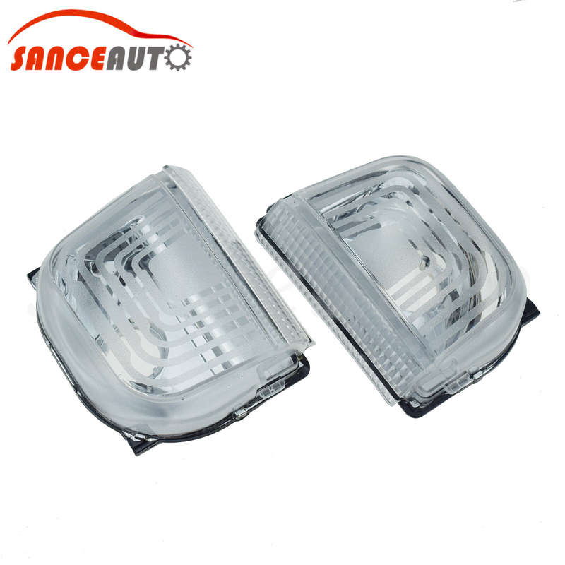 Pair Rearview Mirror Light Turn Signal Lamp For Mercedes Sprinter 907/910 18-23