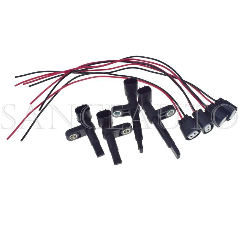 ABS Wheel Speed Sensor W/ Connector Front Rear LH RH For Lexus GS350 IS250 IS350