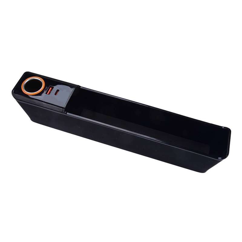 Seat Crevice Filler Organizer Gap Storage Box Organizer Rechargeable Acc