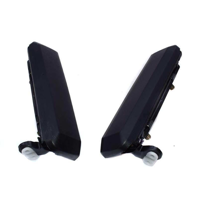 2PC Front Left & Right Outside Door Handle Black For Nissan Truck Pickup 1987-97