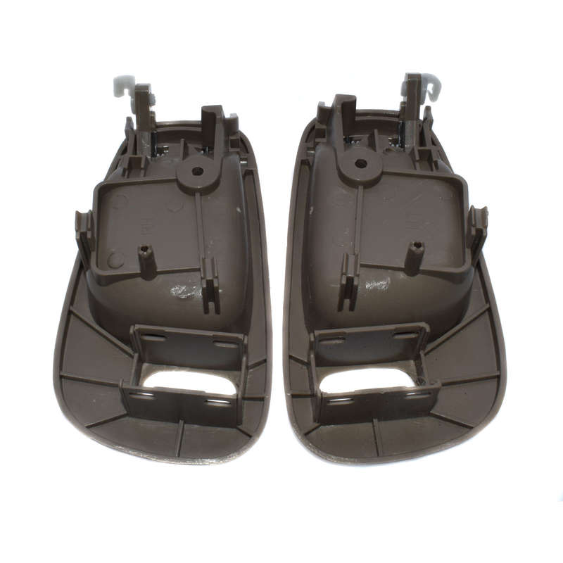 Pair Inside Door Handles Left&Right Beige Power Lock Hole 69206-02060 For Toyota