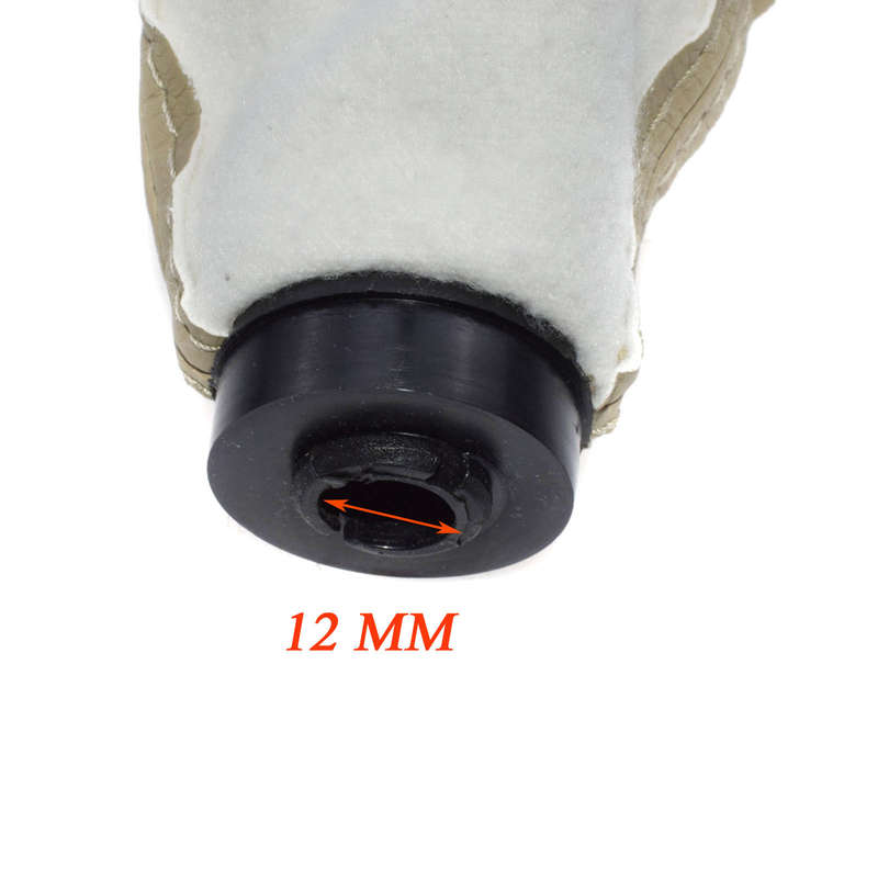Beige Cover Black 5 Speed Gear Shift Knob Gaitor Boot For VW Passat B5 B5.5 AUDI