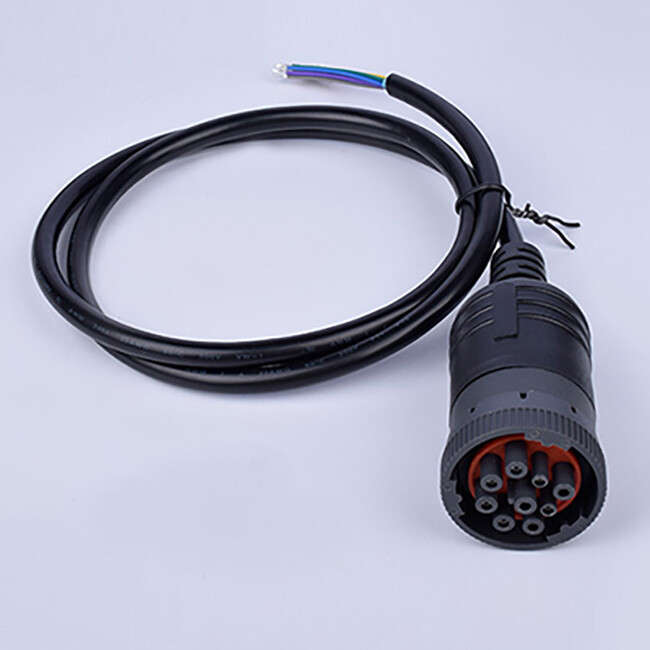 J1939 9 Pins to OBD2 Female Male 16 Pin Connector Adapter Truck Diagnostic Cable