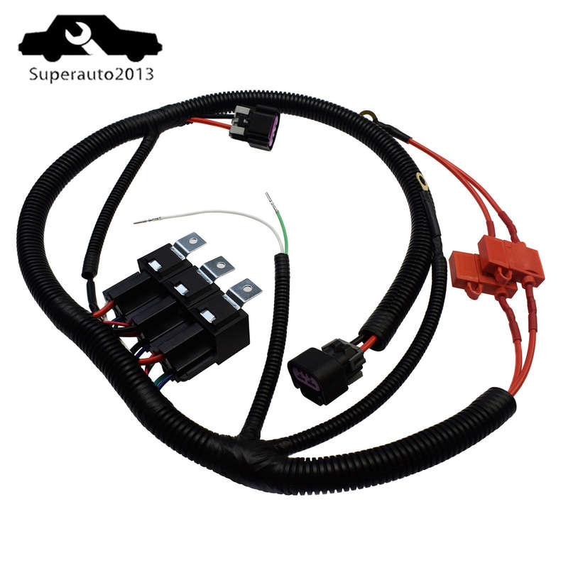 7L5533A226T For 1999-2006 Control New Dual Electric Fan Upgrade Wiring Harness