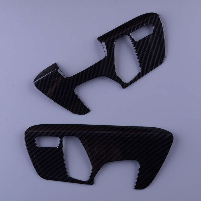 Carbon Fiber Style Seat Adjustment Panel Cover Fit For Toyota Supra 2019-2021