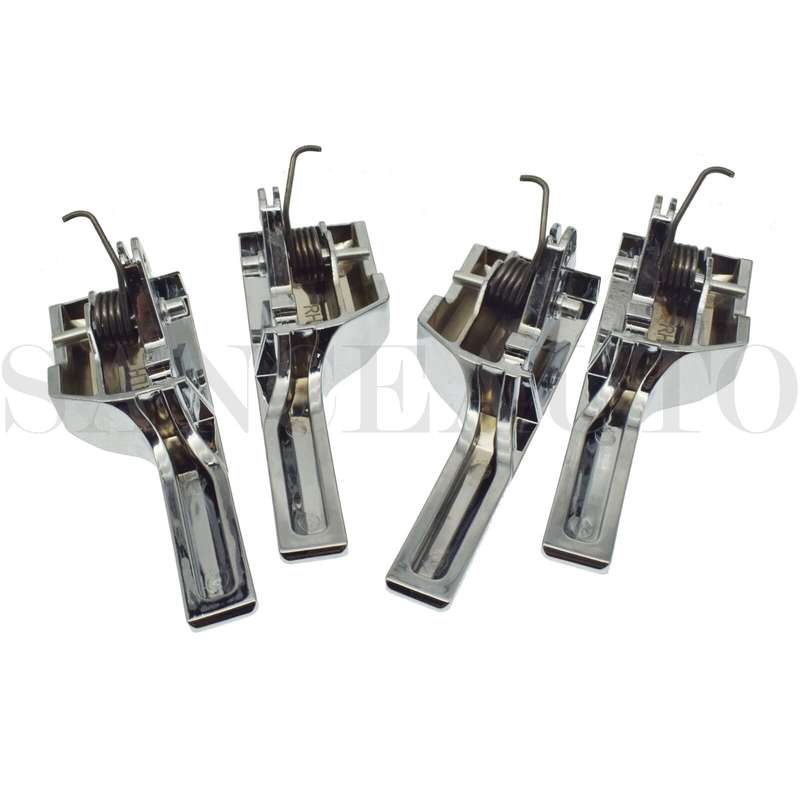 4PCS Chrome LH RH Inside Door Handle For 07-14 Ford Expedition Lincoln Navigator