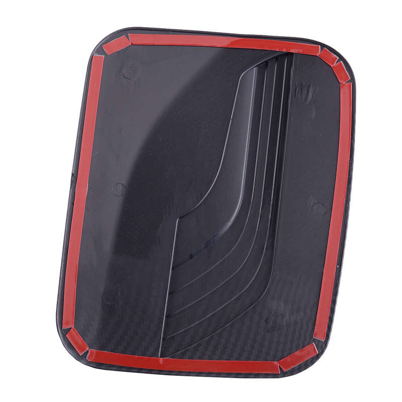Carbon Fiber Style Fuel Tank Cap Cover Trim Fit For Toyota RAV4 19-21 ABS
