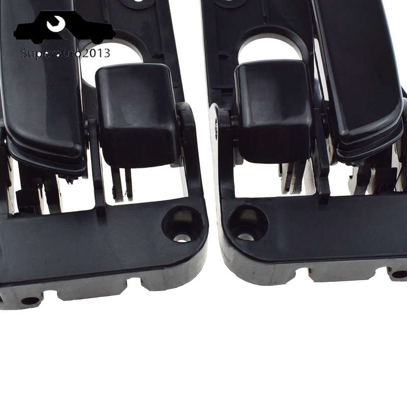 Pair Inside Door Handle Front / Rear Left Right Side Black For Kia Rondo 2007-12