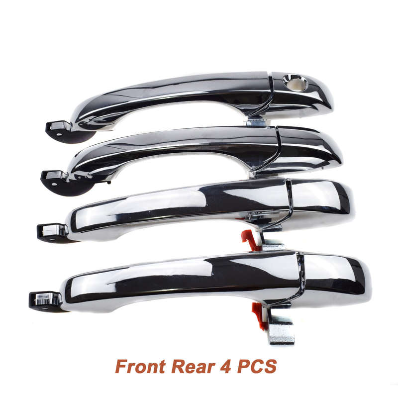 Front Rear LH RH Chrome Outer Door Handle Set For Chrysler 300 C 05-10 5065801AE